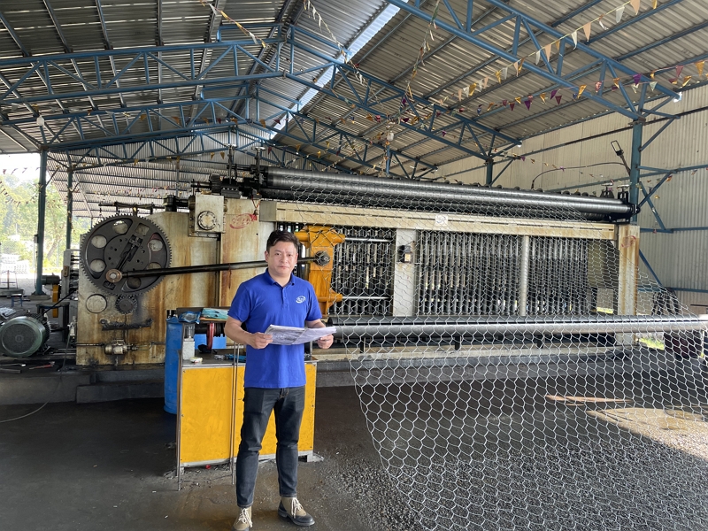 Metal Tech's Gabion Machine Exported To Nepal