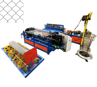 chain link fence making machine ,diamond mesh making machine