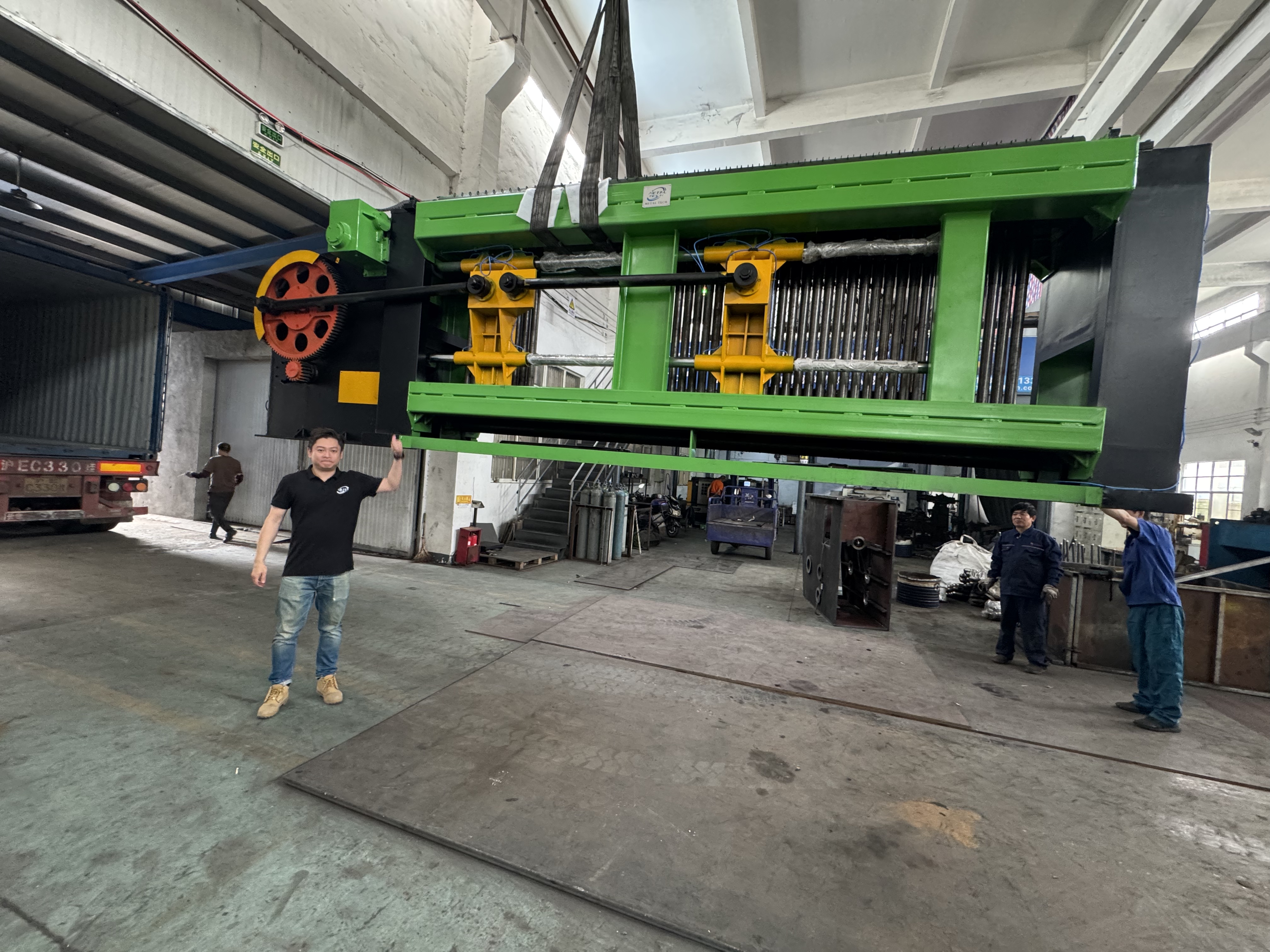 gabion machine delivery