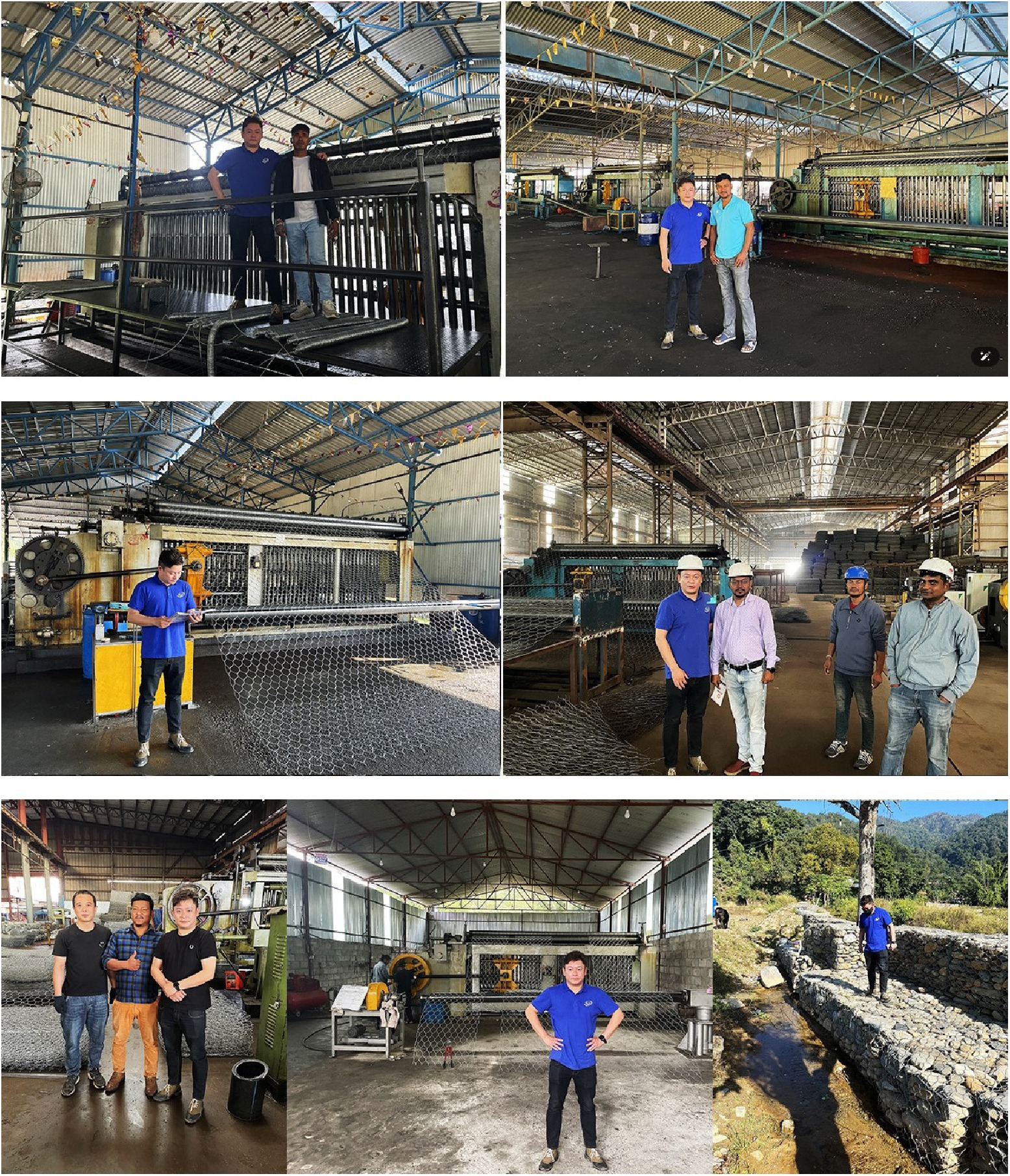 gabion machine running