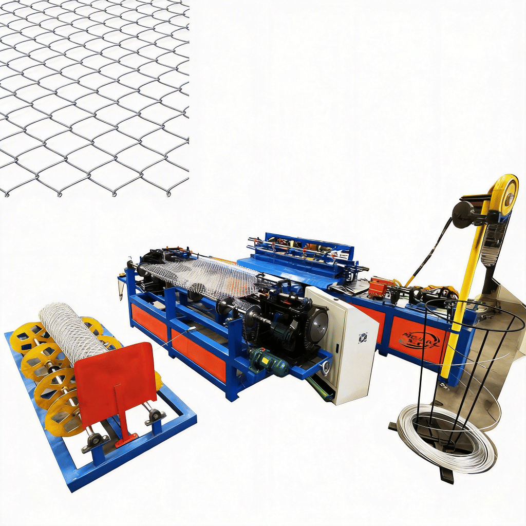 Metal-Tech Single Wire Chain Link Fence Machine