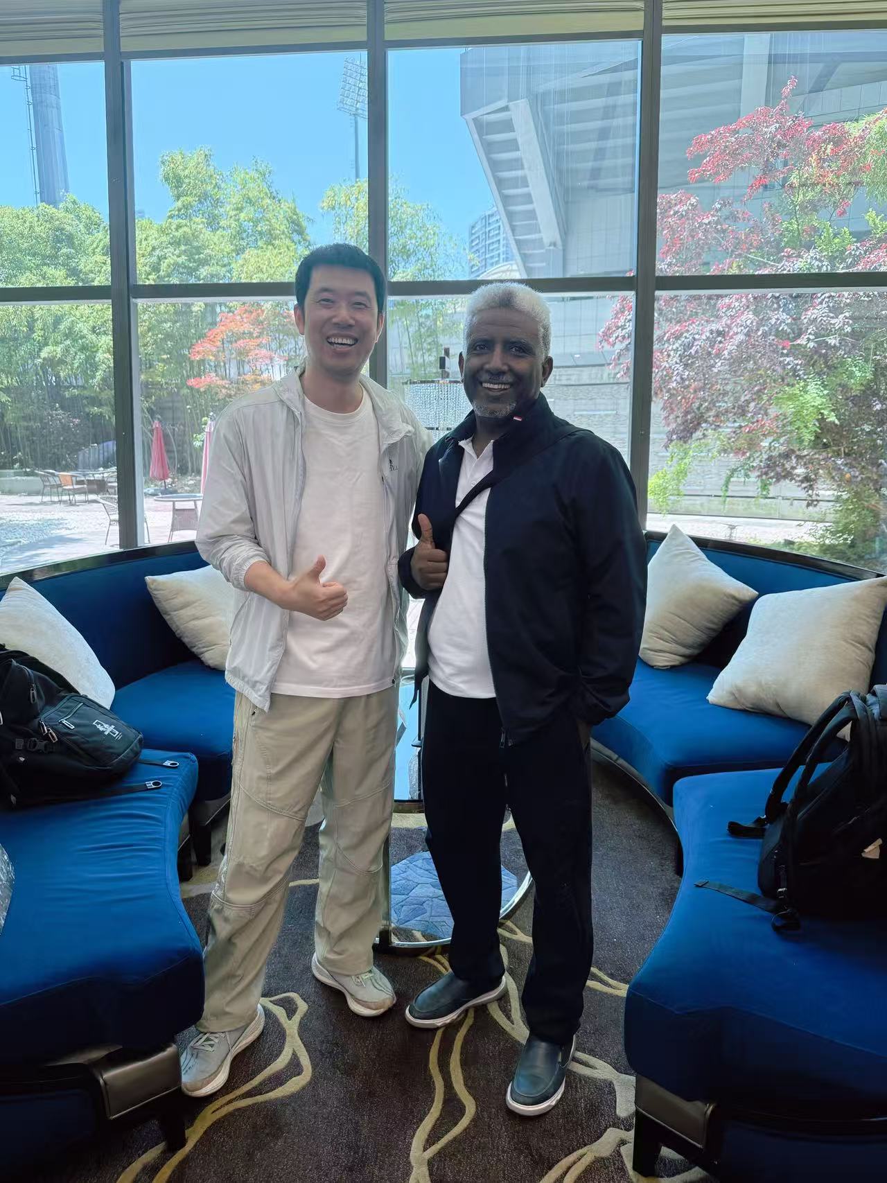 Photos with Ethiopian's client