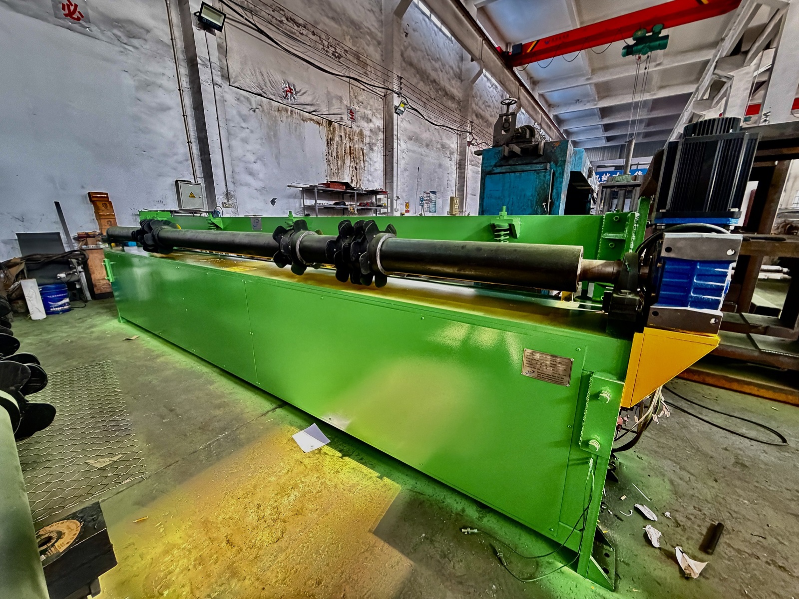 Gabion cutting machine